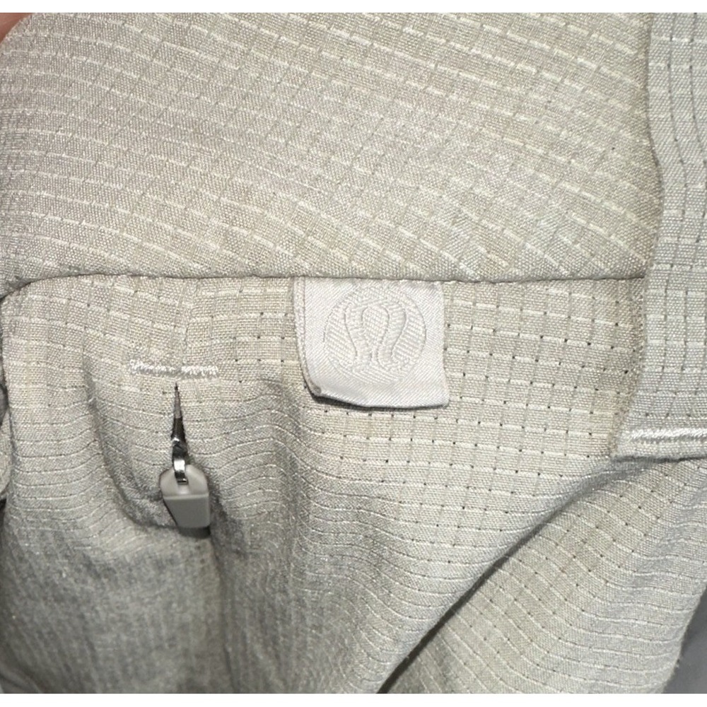 Lululemon Shorts Mens 36 Beige ABC Classic Fit Short Warpstreme 6"‎ Checkered
